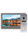 Комплект відеодомофона Light Vision: домофон 7" AMSTERDAM FHD Grey та відеопанель RIO FHD Silver
