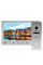 Комплект відеодомофона Light Vision: домофон 7" AMSTERDAM FHD White та відеопанель RIO FHD Silver