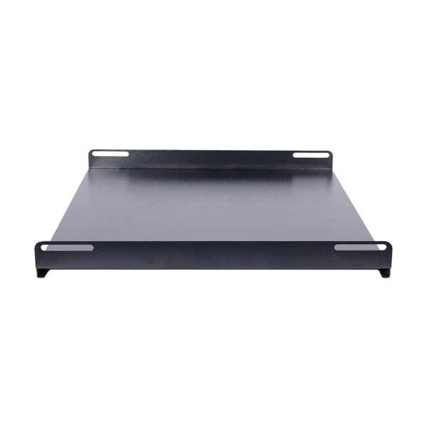 Серверна полиця NVC-600D/SH Black для комутаційної шафи глибиною 600 мм