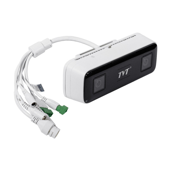 IP-відеокамера з WiFi 4Mp TVT TD-9742A3-PC f=2.1mm з подвійним об’єктивом, з 2 мікрофонами, з підрахунком відвідувачів