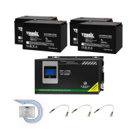 Комплект резервного живлення: гібридний інвертор на 6kW Kraft + 4 шт. 12В 100Аг Trinix 12V100Ah/20Hr AGM