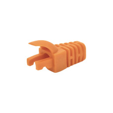 Чохол ізолюючий для роз'єму RJ-45 Cat.5/Cat.6, ПВХ помаранчевий, 100 шт.