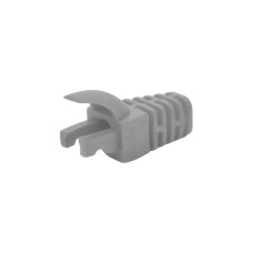 Чохол ізолюючий для роз'єму RJ-45 Cat.5/Cat.6, (N) ПВХ сірий, 100 шт.