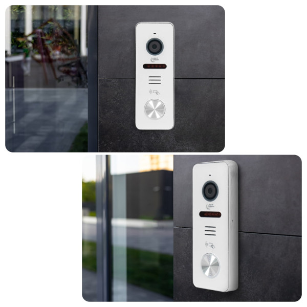 Комплект відеодомофона Light Vision: відеодомофон 7" SEOUL та відеопанель 2Mp White
