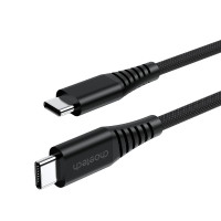 Кабель Choetech ХСС-1052 Black USB-C to USB-C Magnetic PD3.1 240W 1.2m