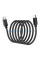 Кабель Choetech ХСС-1052 Black USB-C to USB-C Magnetic PD3.1 240W 1.2m