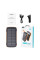 Повербанк з сонячною панеллю 20000mAh Choetech B657 Black PD20W+QC QC3.0 PD3.0 бездротова зарядка