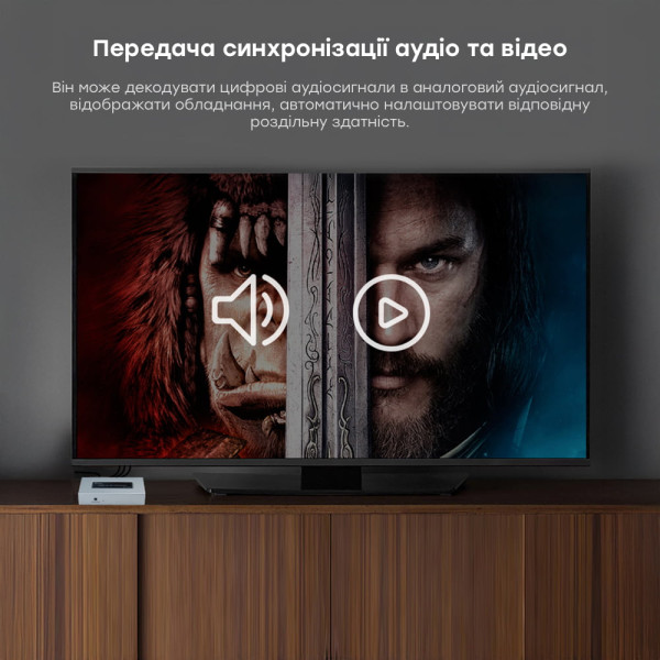 Конвертер відеосигналу AV-HDMI Dtech DT-7005A