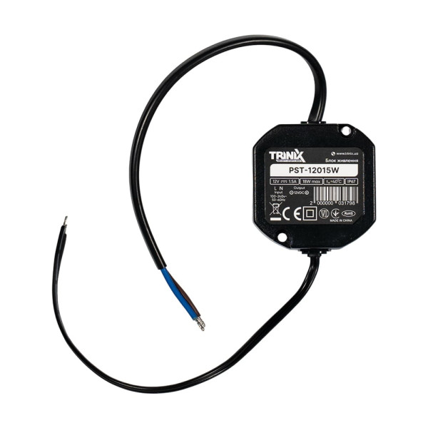 Блок живлення Trinix PST-12015W 12V/1.5A вологозахищений IP67