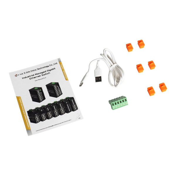 PoE-комутатор 14-портовий керований L2+ ETH-IMC2408MP гігабітний з 8 портами PoE, 240W