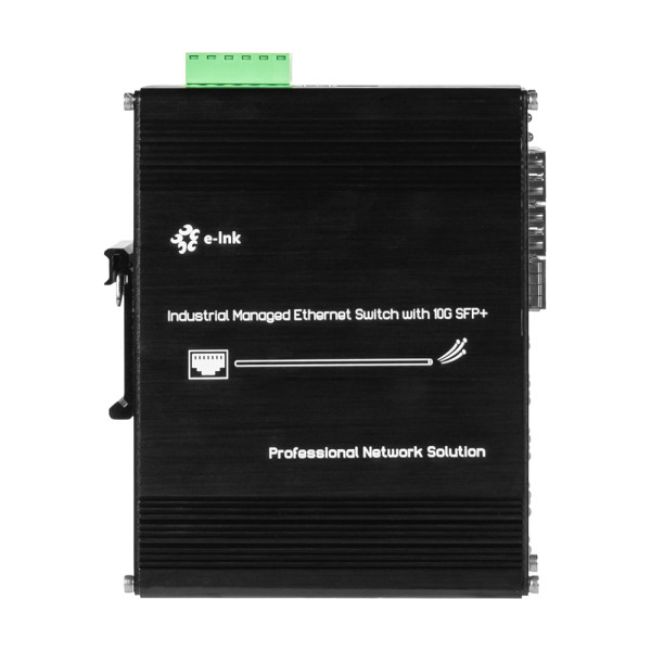 PoE-комутатор 14-портовий керований L2+ ETH-IMC2408MP гігабітний з 8 портами PoE, 240W
