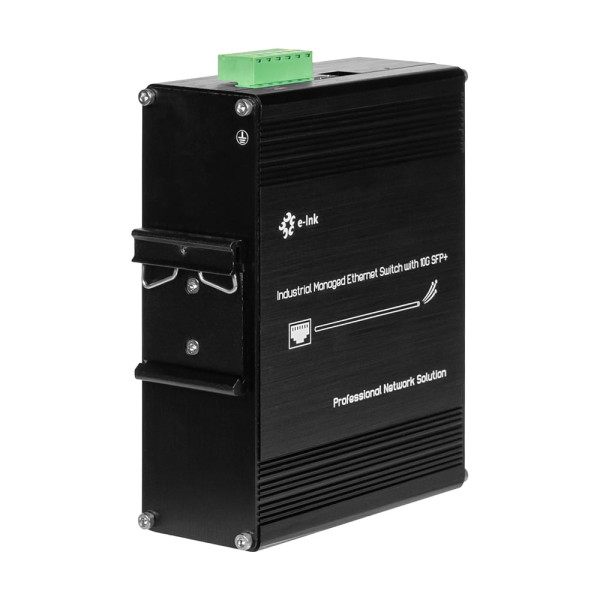 PoE-комутатор 14-портовий керований L2+ ETH-IMC2408MP гігабітний з 8 портами PoE, 240W