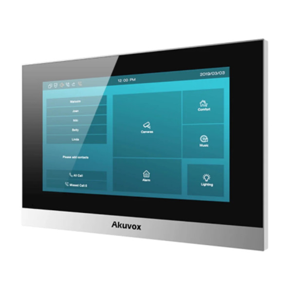 Відеодомофон 7” WiFi Akuvox C315W Silver SIP Android
