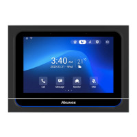 Відеодомофон 7” WiFi Akuvox X933W SIP Black Android з Bluetooth