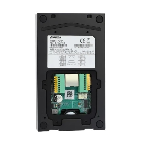 IP-відеопанель 2Mp Akuvox R20A SIP зі зчитувачем EM-Marine / Mifare / NFC