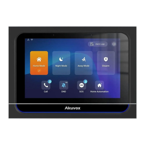Відеодомофон 7” WiFi Akuvox X933H SIP Black Android з Zigbee 3.0 та Bluetooth