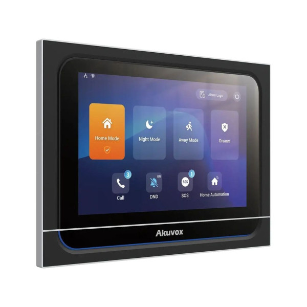 Відеодомофон 7” WiFi Akuvox X933H SIP Black Android з Zigbee 3.0 та Bluetooth