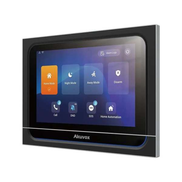 Відеодомофон 7” WiFi Akuvox X933H SIP Black Android з Zigbee 3.0 та Bluetooth