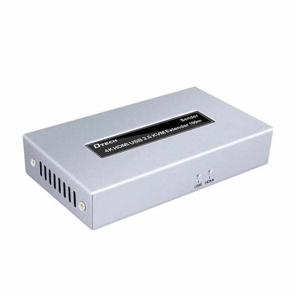 Подовжувач 4K HDMI і USB 2.0 KVM 100m Dtech DT-7051