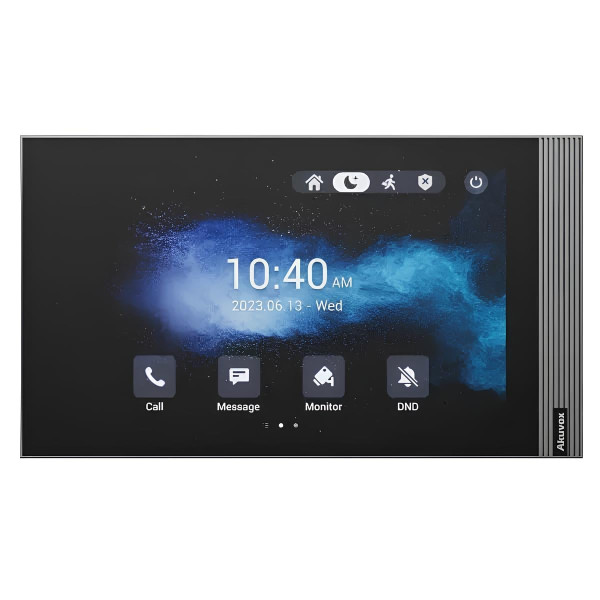 Відеодомофон 8” WiFi Akuvox S563W Black SIP Android з Bluetooth