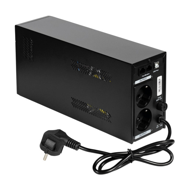 Джерело безперебійного живлення Kraft KRF-1200VA/720W(LED)LiFePO4 UPS