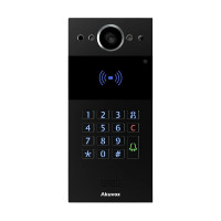 IP-відеопанель багатоабонентська 2Mp Akuvox R20K Black зі зчитувачем EM-Marine / Mifare / NFC