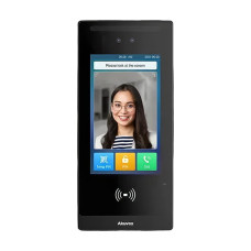 IP-відеопанель багатоабонентська 2Mp Akuvox E18C з екраном 7", розпізнаванням облич та зчитувачем EM-Marine / Mifare / NFC / BLE / QR