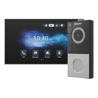 Комплект IP-відеодомофона Akuvox: домофон з WiFi 8" S563W + відеопанель 2Mp DB01 (DB01 + S563W)