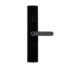 Замок біометричний автономний Trinix TRL-5404F Black L/R зі зчитувачем відбитків пальців і карт Mifare