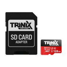 Карта пам’яті Trinix 128GB miсroSDXC з SD-адаптером U3 V30 A1