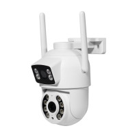 IP PTZ-відеокамера з WiFi 3Mp+3Mp Light Vision VLC-9130WI/2C (Tuya) f=3.6mm+3.6mm, ІЧ+LED-підсвічування, з мікрофоном