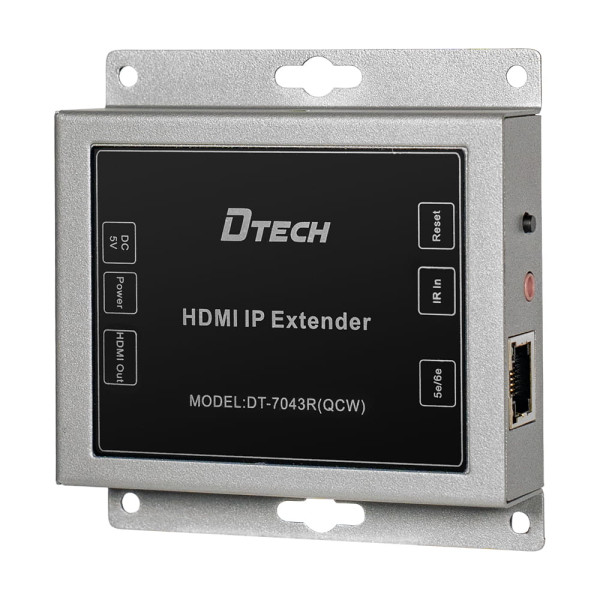 Подовжувач відеосигналу HDMI 150m IP-150 Dtech DT-7043R (QCW) Receiver