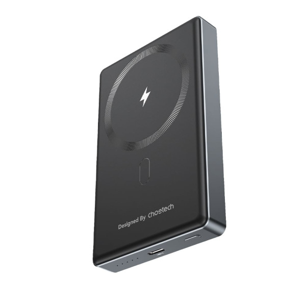 Повербанк 10000mAh Choetech B739 Black QC3.0 PD3.0 бездротова магнітна зарядка