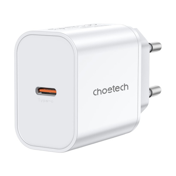 Мережевий зарядний пристрій Choetech PD3042 mini PD45W USB-C White