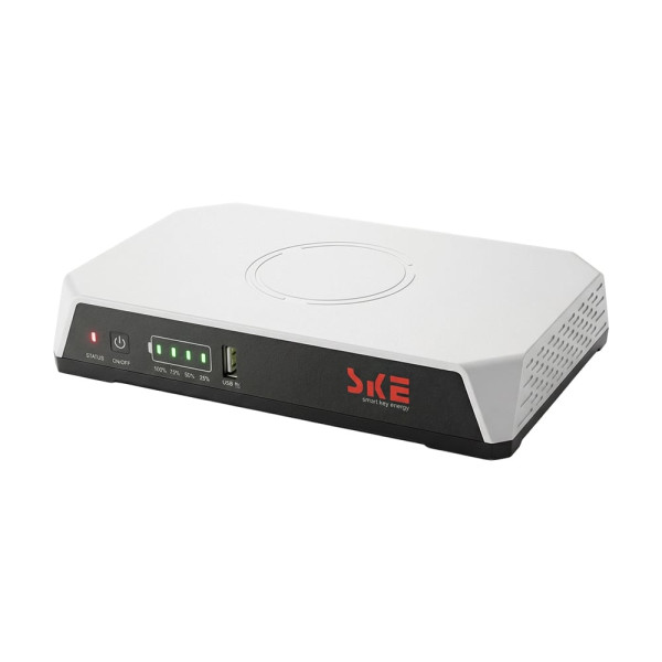 Джерело безперебійного живлення Mini UPS SKE POE-36E-LFP 48V 20000mAh 5V/9V/12V/24V/48V/PoE, LiFePO4 4*5Ah, для роутера і медіаконвертера