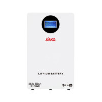 Акумуляторна батарея літій-залізо-фосфатна LiFePO4 200А*год 25.6В 5120Вт*год Sako Li-Sun series SK-25.6V200Ah настінний / підлоговий монтаж