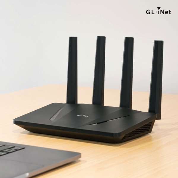 WiFi 6 маршрутизатор GL.iNet Flint (GL-AX1800-EU) гігабітний дводіапазонний