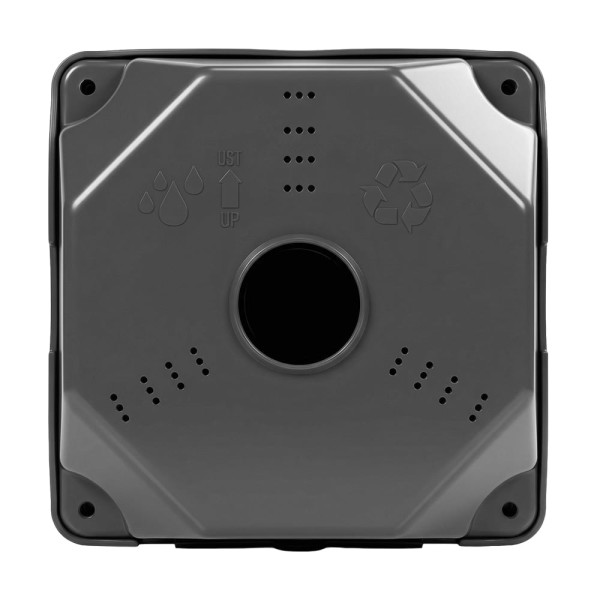 Монтажна коробка Light Vision VLC-02BX, пластик, 130*130*50 мм, графітова
