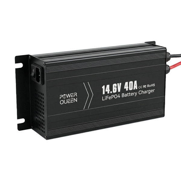 Зарядний пристрій для акумуляторних батарей LiFePO4 14.6V/40A Power Queen P12V40A-BCHA-Y