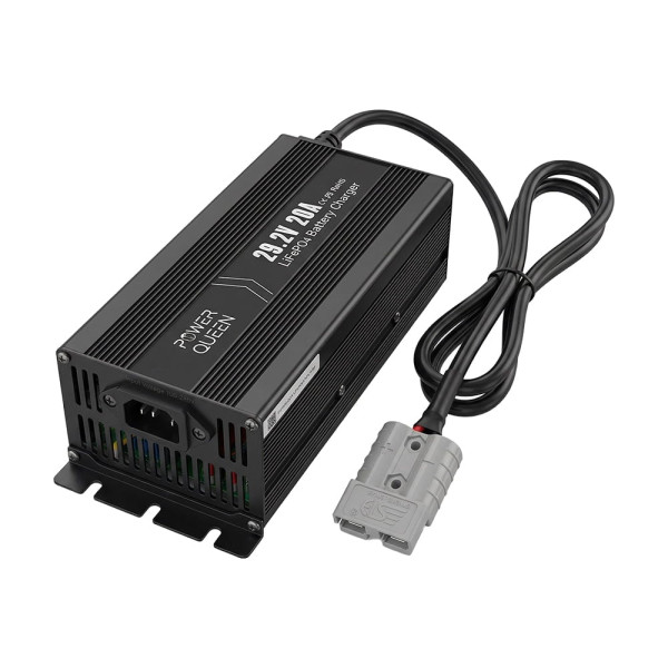 Зарядний пристрій для акумуляторних батарей LiFePO4 29.2V/20A Power Queen P24V20A-BCHA-MINI-X