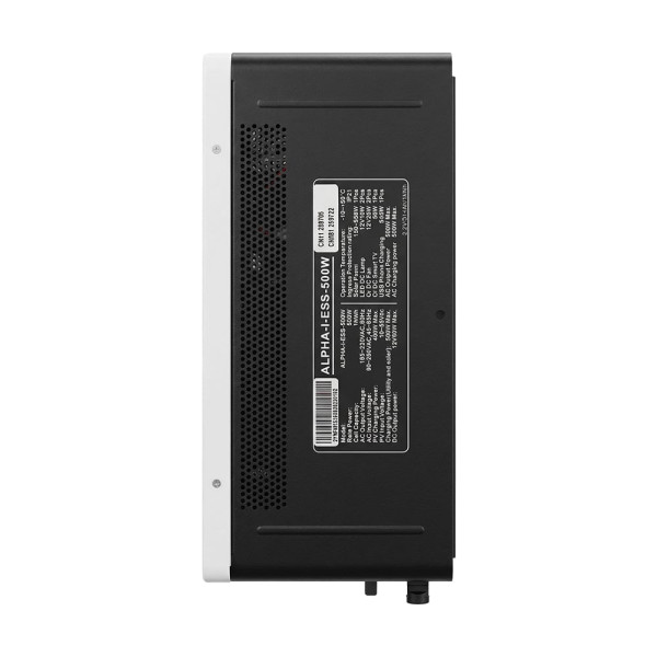 Система резервного живлення (інвертор та батарея) Sako Alpha-ESS-500W/1KWh настінна. Потужність 500 Вт, енергоємність 1004.8 Вт*год, LifePO4