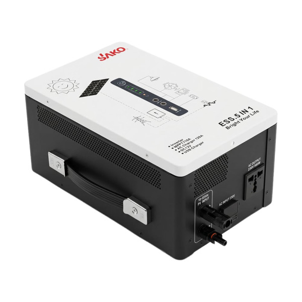 Система резервного живлення (інвертор та батарея) Sako Alpha-ESS-500W/1KWh настінна. Потужність 500 Вт, енергоємність 1004.8 Вт*год, LifePO4