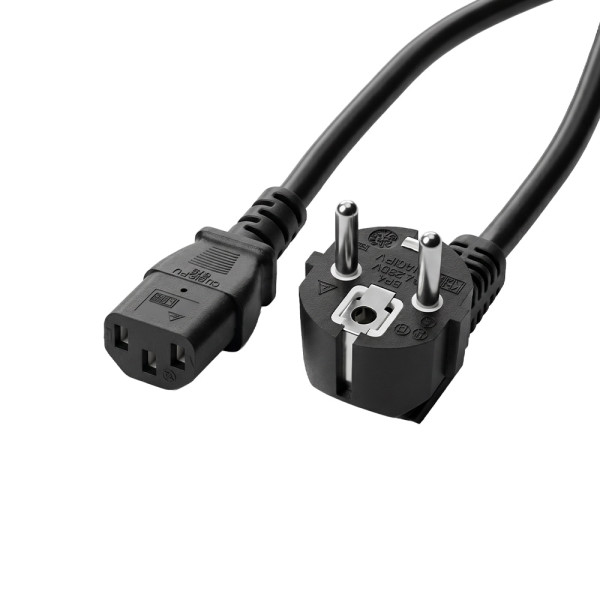 Кабель живлення Trinix C13-EU plug євророзетка 1.8м