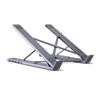 USB-C хаб-підставка 7-в-1 Choetech M57 HDMI 4K@30Hz, 2 USB 3.0, USB-C Data, USB-C PD 100W, SD-card, TF-card
