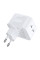Мережевий зарядний пристрій Choetech Q5008 PD35W 2xUSB-C White