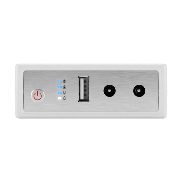 Комплект Mini UPS з блоком живлення: джерело безперебійного живлення Mini UPS WGP UPS103C 16000mAh 5V/12V/12V, Li-ion 4*4Ah, для роутера і оптичного термінала та блок живлення SPF-1202B 12V/2A (24W)