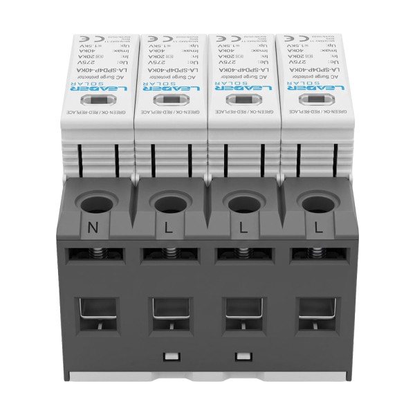 Обмежувач напруги Leader LA-SPD4P-40KA (3P+N) 275V AC під DIN-рейку