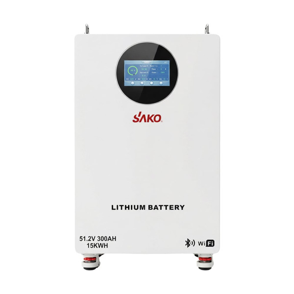 Комплект резервного живлення 10kW 15.36kWh: гібридний інвертор для сонячних панелей Megarevo R10KL1DA-G2S і акумуляторна батарея 51.2V 300Ah Sako Li-Sun series SK-51.2V300Ah