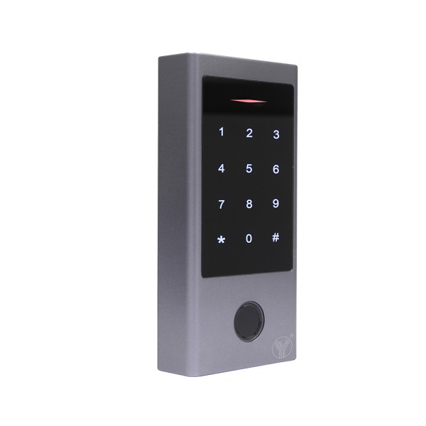 Кодова клавіатура Yli Electronic YK-1068B(Mifare) з сенсорними кнопками
