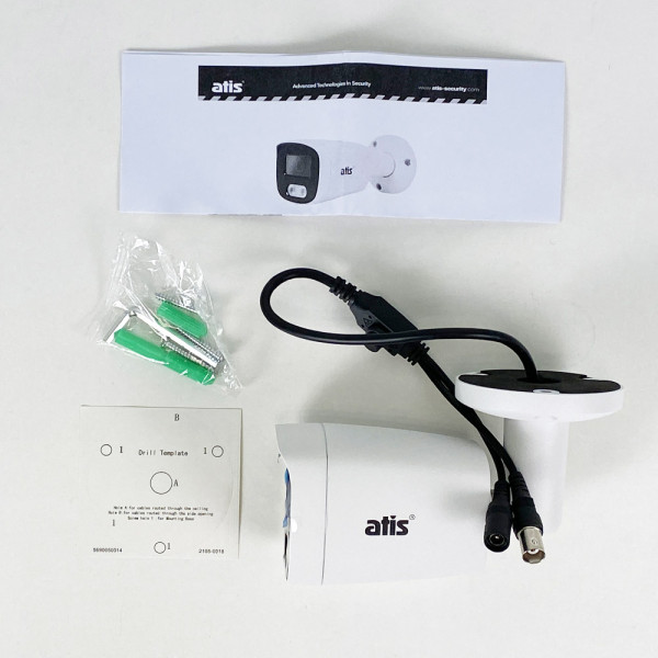 MHD-відеокамера 2 Мп ATIS AMW-2MIR-20W/2.8 Pro для системи відеоспостереження